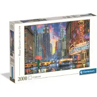 Clementoni Puslespill HQC Rainy Manhatten 2026, 2000 brikker 2D Puslespill
