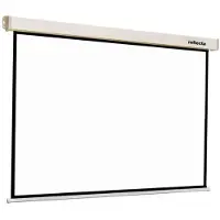 Reflecta Crystal-Line Motor lux - Projeksjonsskjerm - takmonterbar, veggmonterbar - motorisert - 131 (334 cm) - 1:1 - Matte White