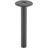 LUCANDE LED-gatelampe Haloa, svart, høyde 50 cm, IP54