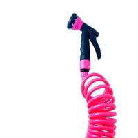 The Garden People Eva Coil 10m 8 Jet Spray Gun Hageslange