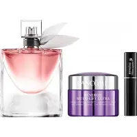 Lancôme La Vie Est Belle gavepakke: eau de parfum 50 ml + Renergie Multi-Lift Ultra 15 ml + Hypnose Volume-A-Porter mascara 2 ml