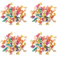 Semoic 400pcs Reflux Incense Cones Aromatherapy Lavender Rose Jasmine