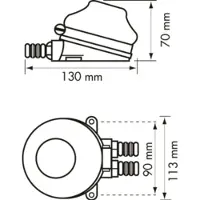 PLASTIMO Aluminium Fotpumpe
