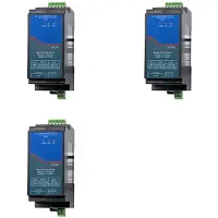 Semoic 3X Din-Rail ZLAN5143D Serial Device Server Modbus Gateway RS485 From to TCP/IP DC9-24V Support Full Duplex