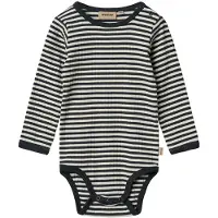 Wheat Body I/e - Rib - Berti - Navy Stripe - - 74 - Langermet Body