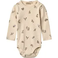 Wheat Body I/e - Freddie - Strand Friends - - 1 år (80) - Langermet Body