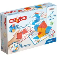 Geomag Magnetsett - Magicube Resirkulert Blocks And Kort - 16 De - - OneSize - Magnetisk leketøy