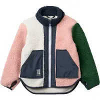 Liewood Fleecejakke - Teddy - Noam - Rose Blush Multi Mix - - 6 år (116) - Fleecejakke
