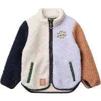 Liewood Fleecejakke - Teddy - Nolan - Humør Multi Mix - - 5 år (110) - Fleecejakke