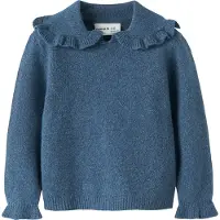 Name it Genser - Strikk - NmfKirstena - Vintage Indigo - - 5 år (110) - Genser