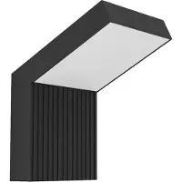 Eglo utendørs LED-vegglampe GROTTAZZOLINA, svart, 18 cm, IP65