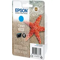 Epson 603 - 2.4 ml - cyan - original - blære med RF/lyd-alarm - blekkpatron - for Expression Home XP-2150, 2155, 3150, 3155, 4150, 4155 WorkForce WF-2820, 2840, 2845, 2870