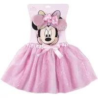 Disney Mimmi Mus Rosa barneskjørt og hårbåndsett