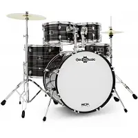 Gear4Music BDK-22 Rock Drum Kit by Black Oyster