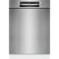 Bosch SMU2HTS08E, Frittstående, Full størrelse (60 cm), Børstet stål, Rustfritt stål, Knapper, Berøringskontroll, 1,75 m