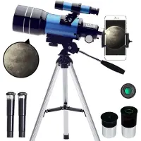 Zandona Telescope for Adults & Kids,70mm Aperture (15X-150X) Portable Refractor Telescopes for Beginners, 300mm Travel Telescope