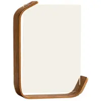 Exogio 8 Inch DIY Acrylic Wooden Photo Frame Herbarium Display Picture Frame with Sided Frame for Tabletop Display Home Decor,B