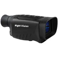 Zandona Digital Night-Vision Monocular 40MP 2.5K Infrared Telescope 6X Optical Magnification 8X Digital Zoom Black