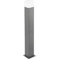 GTV utendørs vegglampe LARGO-P 80, E27, maks. 15W, IP44, AC 220-240V, 50-60Hz, grafitt