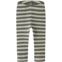 Name it Leggings - Noos - NbnBanio - Dusty Olive/Ren kasjmir - - 1 år (80) - Leggings