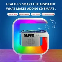Typecat Trådløs lader Bluetooth 5.0 høyttaler multifunksjon FM TF RGB N