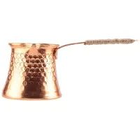 Tlily Turkish Coffee Pot Coffee Maker Moka Pot 3 Person 200 ML Copper Handmade High Quality Decorative Gift Accessory