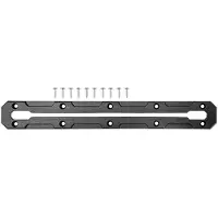 Tlily Kayak Track Base Low Profile Kayak Gear Rail Track Mount with Smooth Surfaces for Canoe Kayak Power Boat Tractor 12 Inch