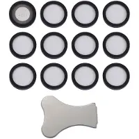 Typecat 12Pack Ultrasonic Mist Maker Fogger Ceramics Discs for Humidifier Parts Transducer Discs with Cap Tool