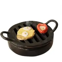 Typecat Røkelsesbrett til grill, unik brenner, dekorativ til hjemmekontor, for spole