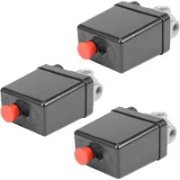 Tlily 3X Heavy Duty Air Compressor Pressure Control Valve 90 PSI -120 PSI Black
