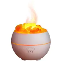Tlily Salt Stone LED Light Humidifier USB Aromatherapy Night Light Mist Air Humidifier for Bedroom Home Desktop Office