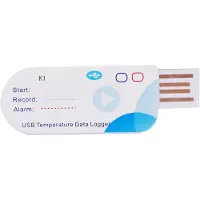 Typecat USB-temperaturdatalogger 14400 poengrapport 60 dager IP65 engangsbruk