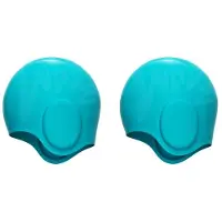 Typecat 2X Unisex Kids Swimming Cap 3D Ear Protection Silicone Swimming Cap Waterproof Durable Swim Cap for Kids Boys Girls 2