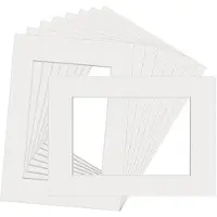 Typecat A3-rammefester til bilderammer, 10 stk. fotomatter, hvite, for plakater, utstilling