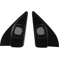 Tlily Car Door Panel Audio Horn Cover Tweeter Triple-Cornered Speaker Loudspeaker Cover Trim for March 2011