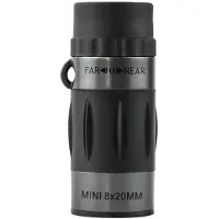 Tlily Compact 8x20 Monocular Telescope - Portable High-Definition Scope Ideal for Hiking Camping Wildlife Observation Concerts