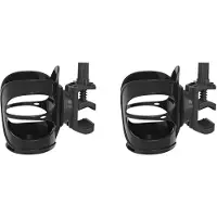 Typecat 2X Cup Holder, Adjustable Drink Holder Water Bottle Holder Clamp Microphone Stand, Pole, Tube, Tripod, Treadmill