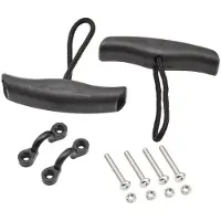 Tlily 2 Pcs Kayak Carry Handle Pull Handle T-Handle + 2 Pcs Kayak Pad Eyes