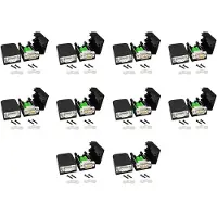 Typecat DB9 Solderless Connector RS232 D-SUB Serial to 9-Pin Port Terminal Male Female Adapter with Case 10Pcs-Male+10Pcs-Female