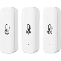 Kepptory 3Pcs Tuya WiFi Temperature Humidity Sensor Indoor Humidity Sensor APP Monitoring for Alexa Home Assistant