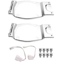 Tlily Horn Bracket Rear 5 Inch Speaker Bracket Kit for Jimny 2019 2020 2021 Accessories 99197-77R10 with Wire Harness