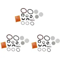 Torribaly 3X Air Suspension A/C Compressor Repair Kit for 3/4 Sport RQG000017 RQG000018 RQG000019