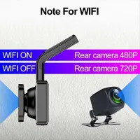 Typecat D330 - Bil DVR-kamera WIFI-koordinater 1080P HD Nattsyn Dash Cam 1