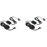 Torribaly 2X Dash Cam Acc Hardwire Kit, USB Type C Dashcam Kit Step-Down Cable, 12V-24V to 5V 3A Car Dash Charger Power Cord