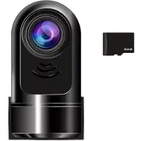Typecat 1080P HD 360 roterende mini ADAS dashkamera, bildashkamera med 32 GB minne