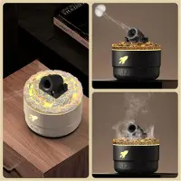 Typecat stk. mini kanon luftfukter aromadiffuser med 2 moduser 7 farger LED-skjerm