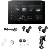 Typecat 6.25inch Portable Digital Dashboard Anti Theft Removable Screen Motorcycle Navigation Wireless CarPlay Moto Android Auto