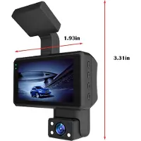 Typecat 1080P HD bil dash-kamera DVR kjøreopptaker, 3,0 tommers IPS-skjerm Das