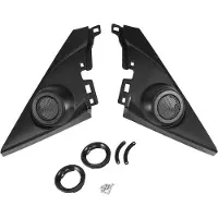 Tlily 1.5 Inch Pair Front Pillar Althorn Tweeter Covers Car Tweeter Refitting Speaker Boxes Mounts for 2016-2019