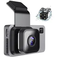 Torribaly 1080P HD Car Dash Camera,Front and Rear WiFi Dash Cam with 3inch IPS Screen,Night Vision,Parking Monitor,Loop Recording